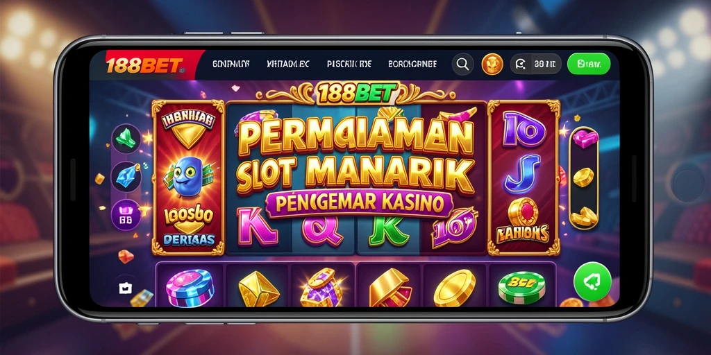 Tampilan seru dari gameplay Slot di 188BET.