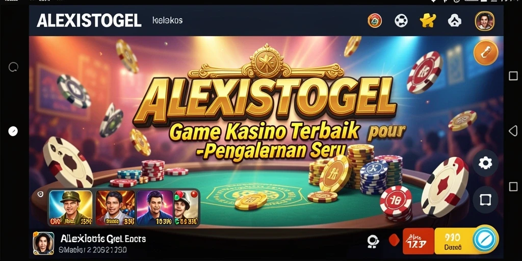 Screenshot utama ALEXISTOGEL menampilkan gameplay mendebarkan Kasino