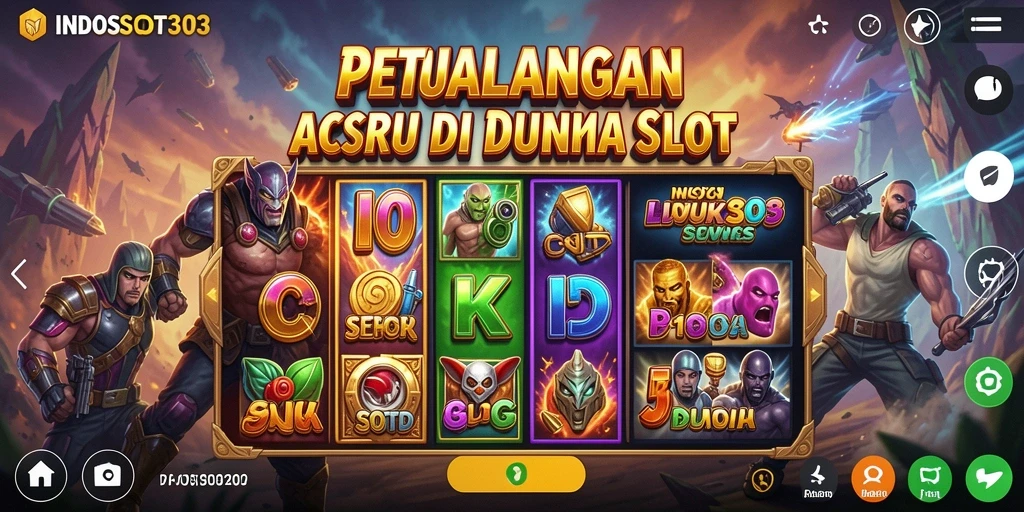 Screenshot gameplay INDOSLOT303 menunjukkan aksi seru dan efek visual yang menakjubkan.