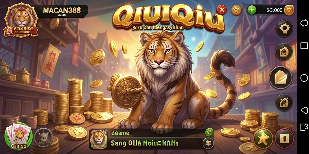 Screenshot gameplay QiuQiu yang seru di MACAN388.