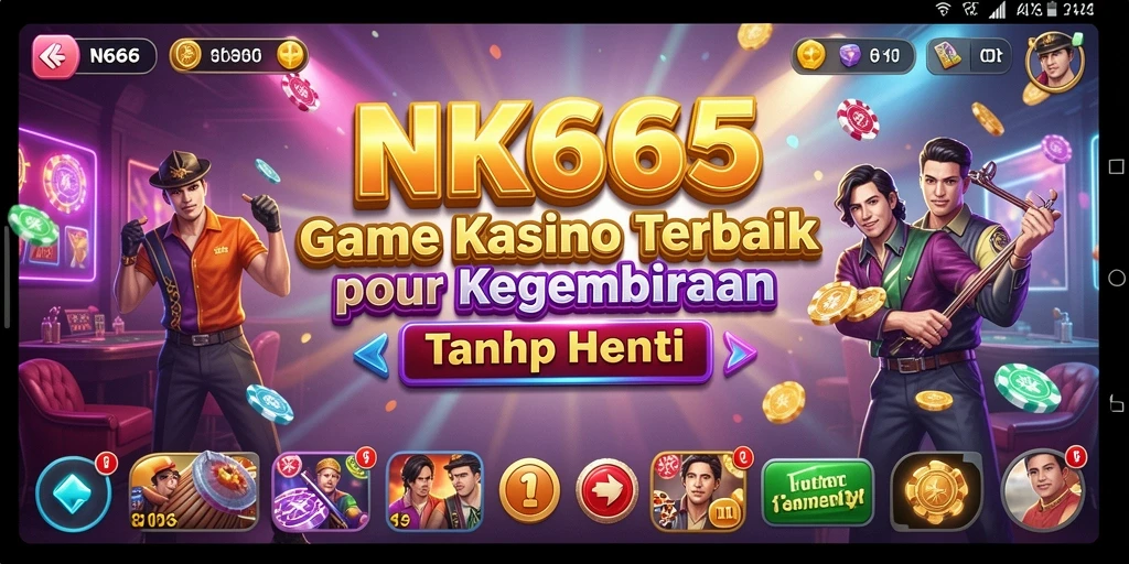 Tampilan gameplay Kasino yang memukau dan mengasyikkan.