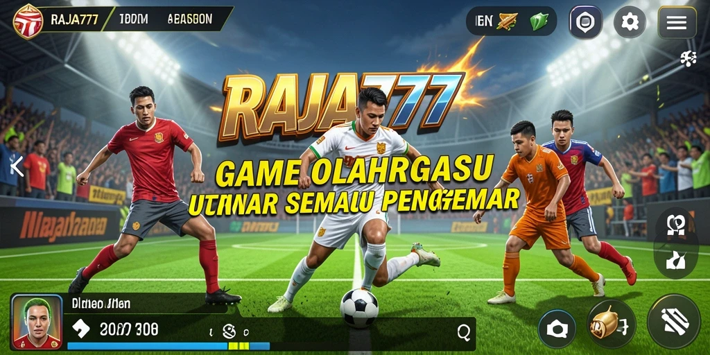 Tangkapan layar gameplay RAJA777 yang menampilkan aksi olahraga yang seru.