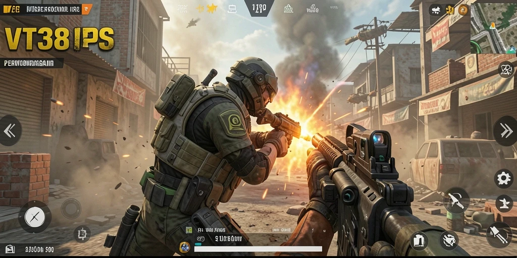 Tampilan gameplay seru dan menegangkan dari VT38.