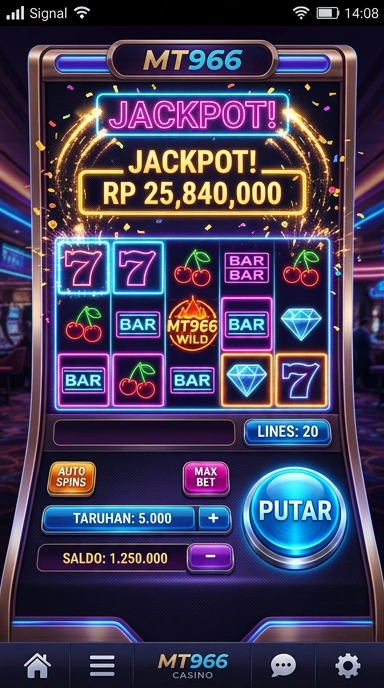 Tampilan antarmuka pengguna mt966 yang ramah dan mudah digunakan.